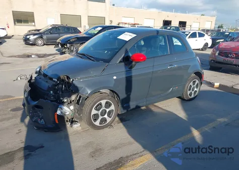 2017 Fiat 500E Battery Electric from USA, damaged, VIN 3C3CFFGE5HT550555